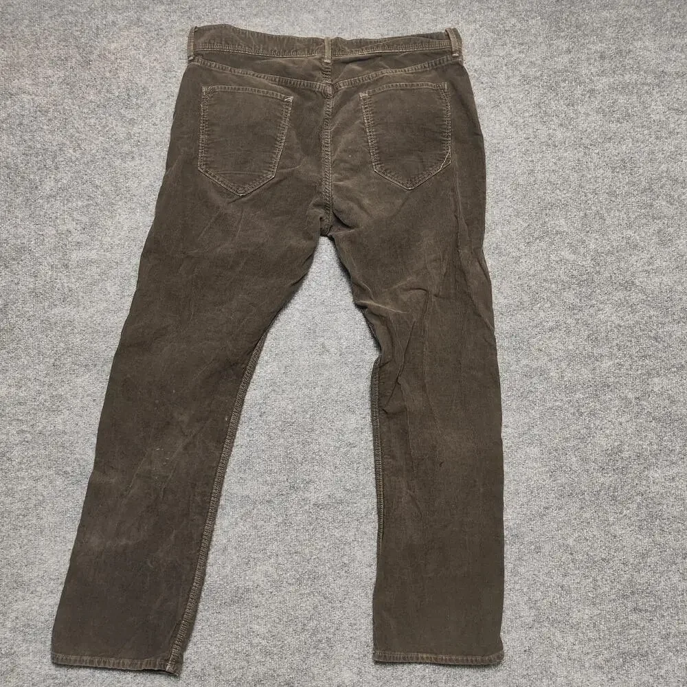 Banana Republic Pants Mens 35x30 Brown Corduroy Vintage Straight Regular Fit